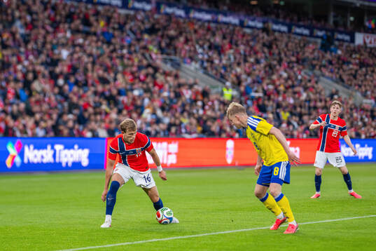 Marcus Holmgren Pedersen of Norway and Daniel Svensson of