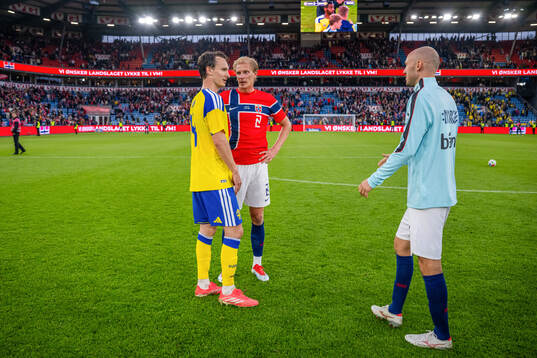 Hjalmar Ekdal of Sweden and Morten Thorsby of Norway