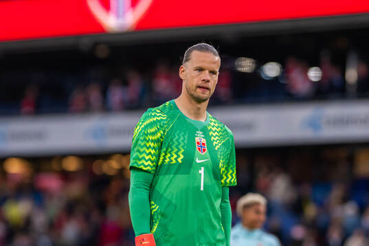 Goalkeeper Ørjan Nyland of Norway