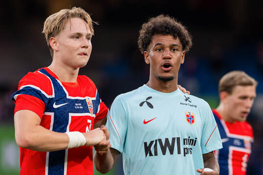 Andreas Schjelderup and Oscar Bobb of Norway