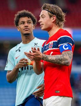 Oscar Bobb and Patrick Berg of Norway