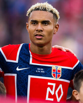 Antonio Nusa of Norway