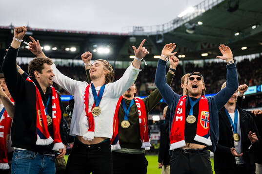Players of the Norwegian national ice hockey team are being