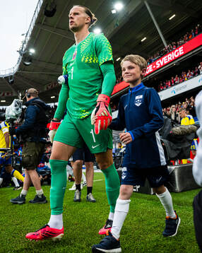 Goalkeeper Ørjan Nyland of Norway