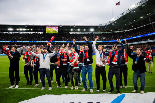 Players of the Norwegian national ice hockey team are being