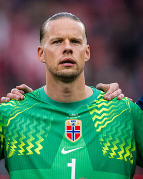 Goalkeeper Ørjan Nyland of Norway