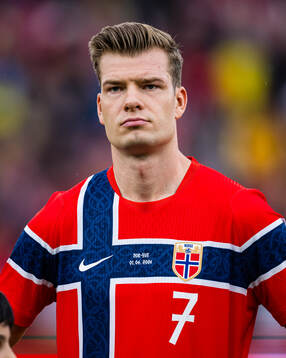 Alexander Sørloth of Norway