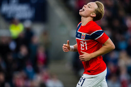 Andreas Schjelderup of Norway reacts
