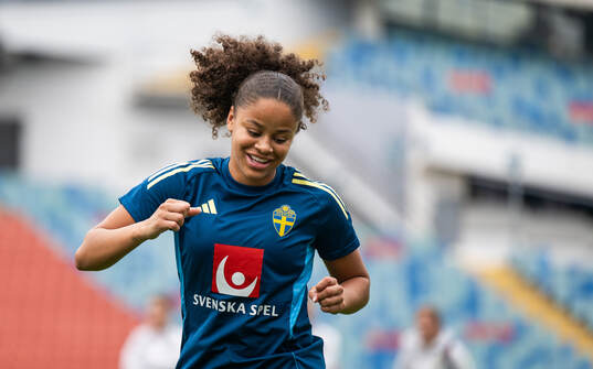 Felicia Schröder of the Swedish women's national football