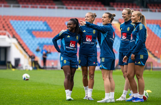 Monica Jusu Bah, Filippa Angeldahl, Julia Zigiotti Olme,