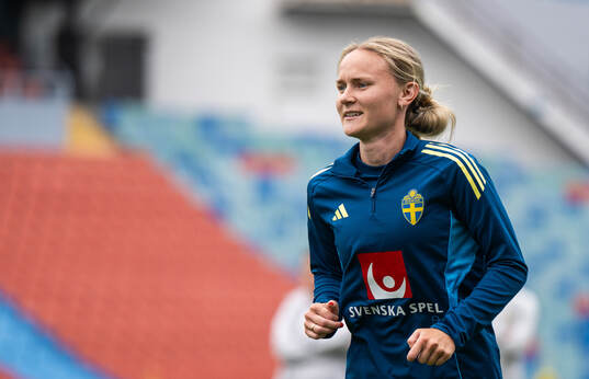 Matilda Vinberg of the Swedish women's national football