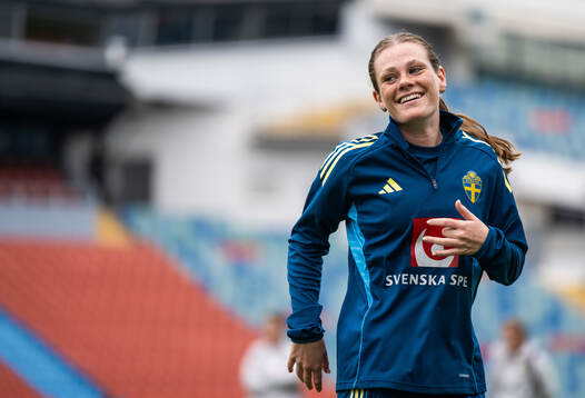 Sofia Reidy of the Swedish women's national football team