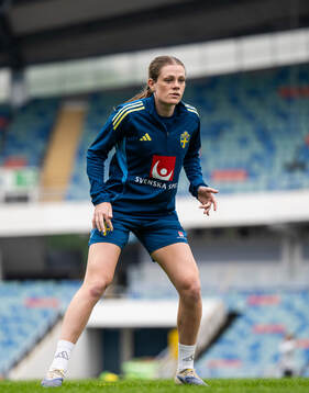 Sofia Reidy of the Swedish women's national football team