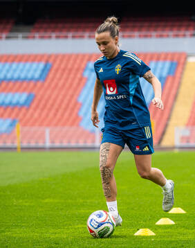 Julia Zigiotti Olme of the Swedish women's national