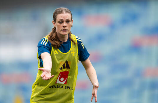 Sofia Reidy of the Swedish women's national football team