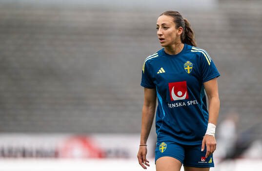 Rosa Kafaji of the Swedish women's national football team