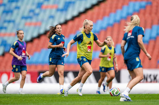 Stina Blackstenius of the Swedish women's national football