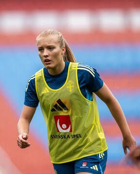 Smilla Holmberg of the Swedish women's national football