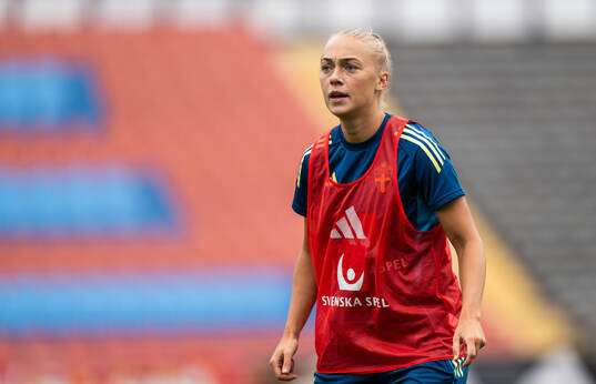 Hanna Bennison of the Swedish women's national football team