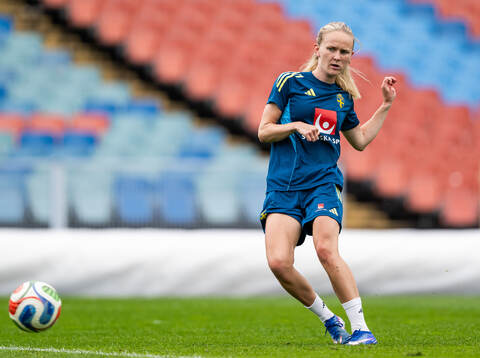 Matilda Vinberg of the Swedish women's national football