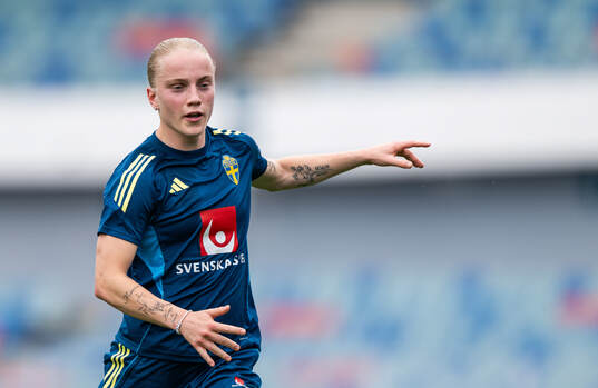 Anna Sandberg of the Swedish women's national football team