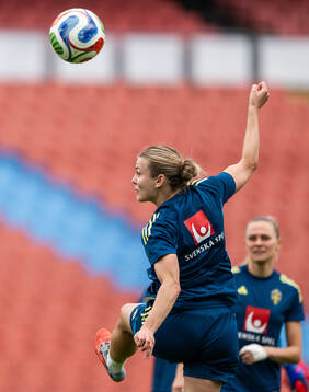 Beata Olsson of the Swedish women's national football team