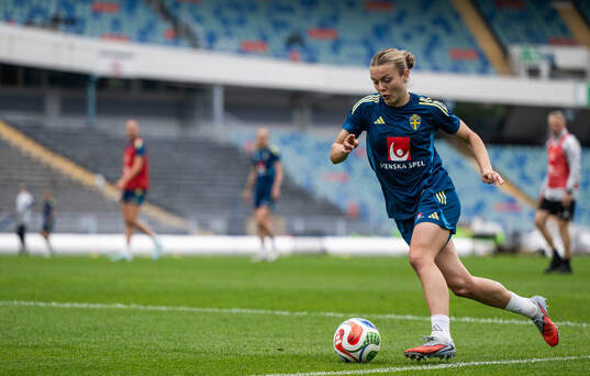 Beata Olsson of the Swedish women's national football team