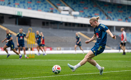 Anna Sandberg of the Swedish women's national football team