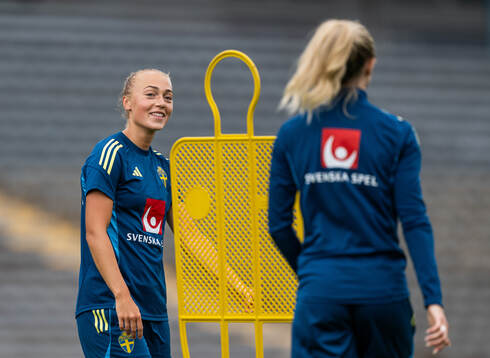 Hanna Bennison of the Swedish women's national football team