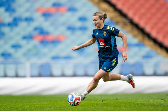 Beata Olsson of the Swedish women's national football team