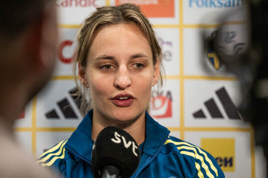 Nathalie Björn of the Swedish women's national football