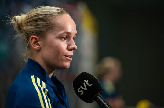 Hanna Lundkvist of the Swedish women's national football