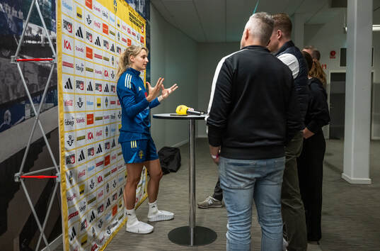 Nathalie Björn of the Swedish women's national football