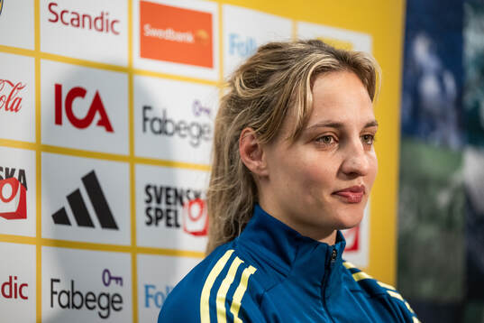 Nathalie Björn of the Swedish women's national football
