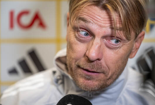 Head coach Tony Gustavsson of the Swedish women's national