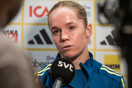 Hanna Lundkvist of the Swedish women's national football