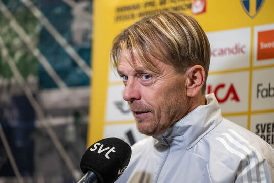 Head coach Tony Gustavsson of the Swedish women's national