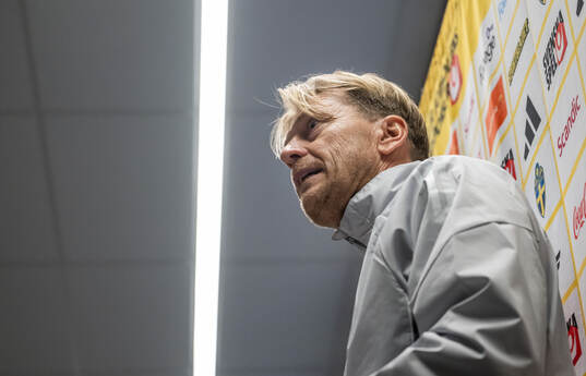 Head coach Tony Gustavsson of the Swedish women's national