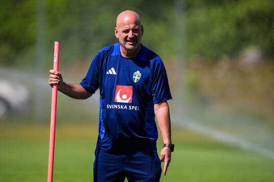 Head coach Magnus Wikman of the Swedish women's under-23