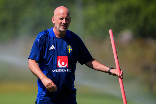 Head coach Magnus Wikman of the Swedish women's under-23