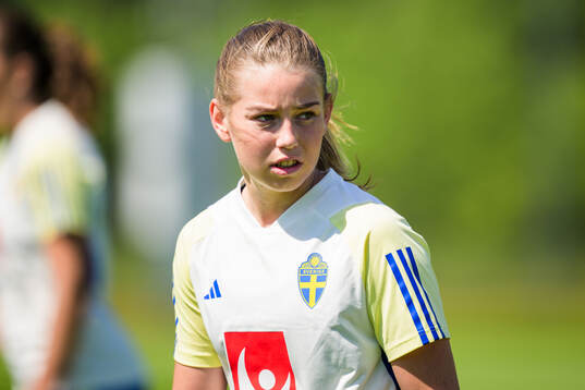 Elsa Pelgander of the Swedish women's under-23 national