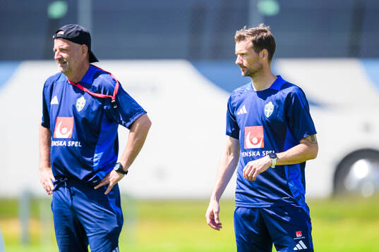 Fitness coach Jonatan Berg of the Swedish women's under-23