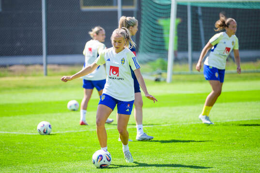 Tuva Skoog of the Swedish women's under-23 national team at