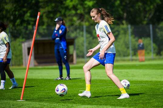 Julia Ragnarsson of the Swedish women's under-23 national