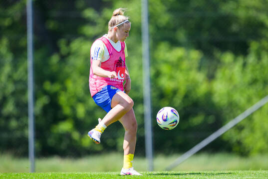 Mathilde Janzen of the Swedish women's under-23 national