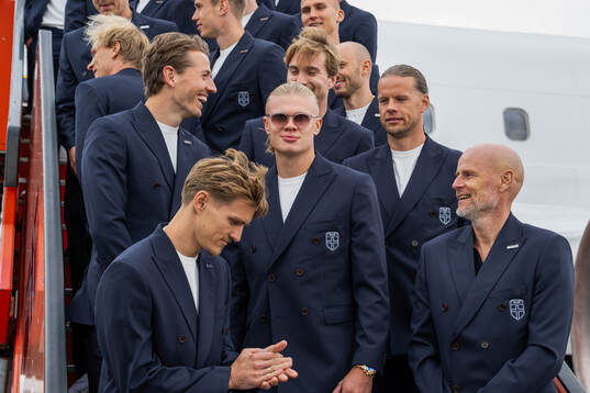 Erling Braut Haaland, head coach Ståle Solbakken and