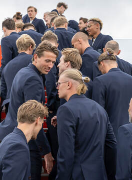 Sander Berge of the Norwegian national football team