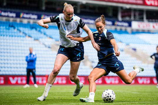 Emilie Bragstad and Marit Bratberg Lund of the Norwegian