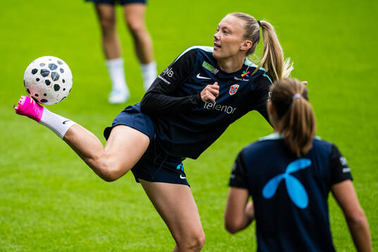 Synne Jensen of the Norwegian women’s national football