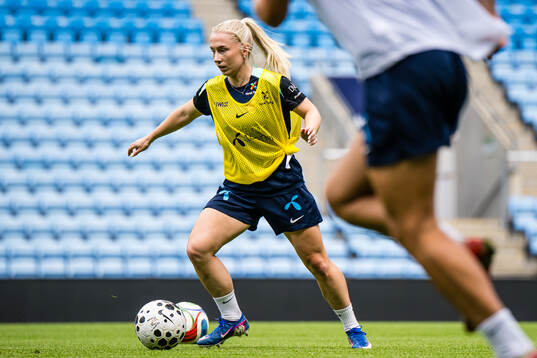 Thea Bjelde of the Norwegian women’s national football